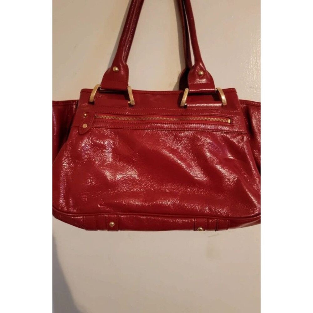 Barr+Barr Red Patent Leather shoulder Bag